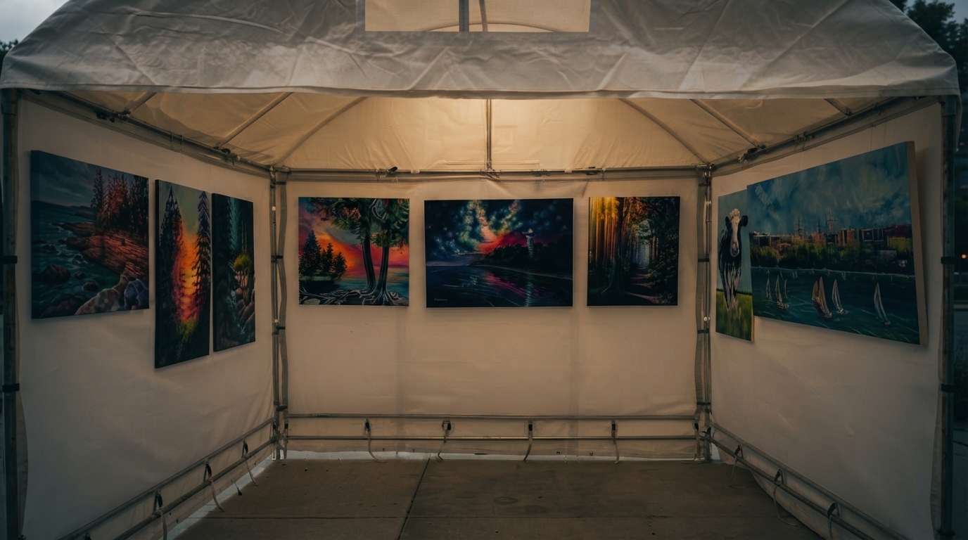 Editorial illustration for Beyond the Booth: How Curatorial Strategies Shape Your Art Fair Experience